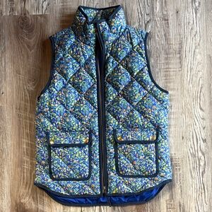 J. Crew Floral Vest